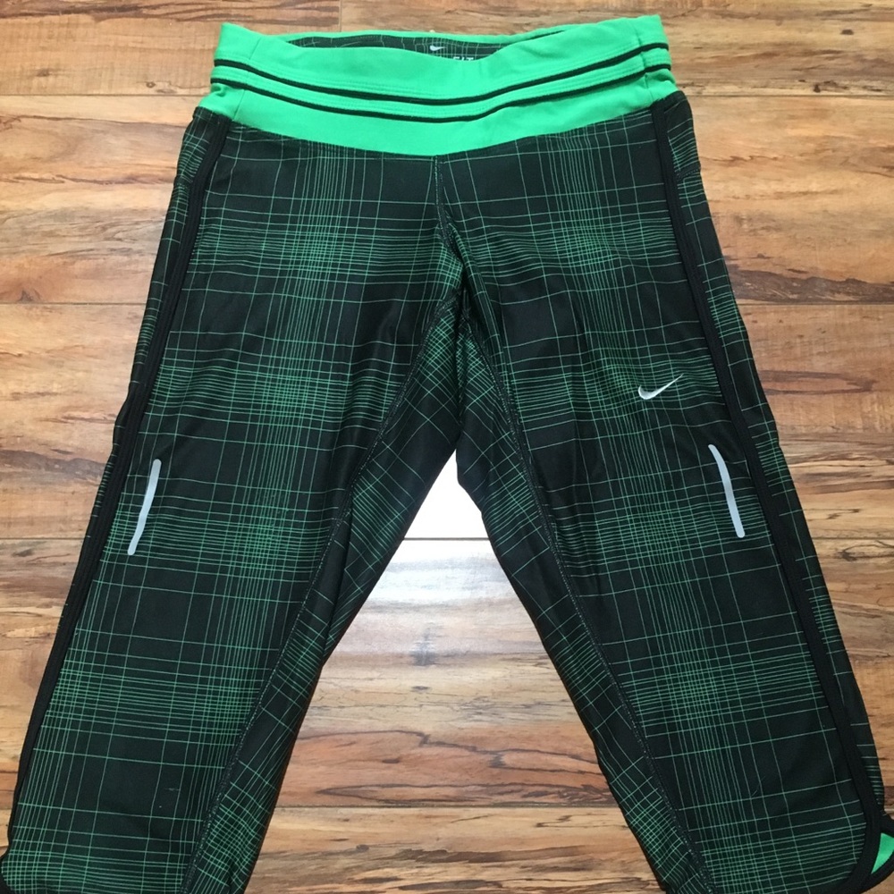 Nike pants green/black